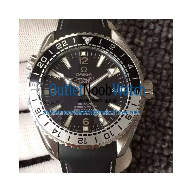 Replica Omega Seamaster Planet Ocean GMT Good Planet Foundation Stainless Steel Black Dial Swiss 8906