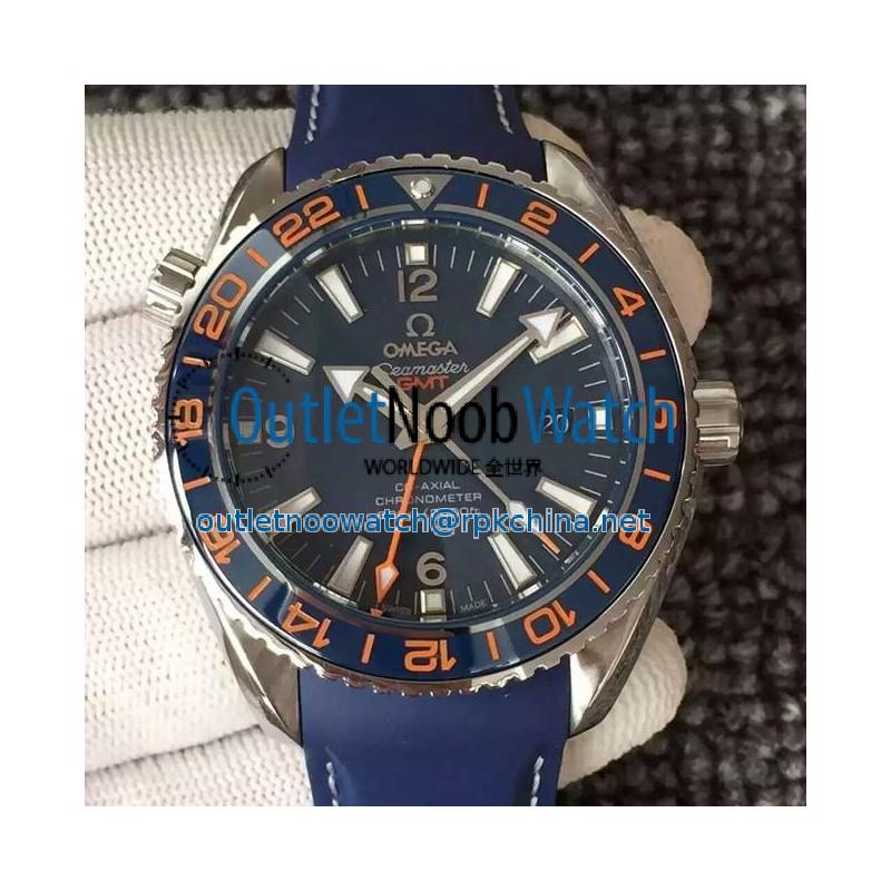 Replica Omega Seamaster Planet Ocean GMT Good Planet Foundation Stainless Steel Blue Dial Swiss 8605