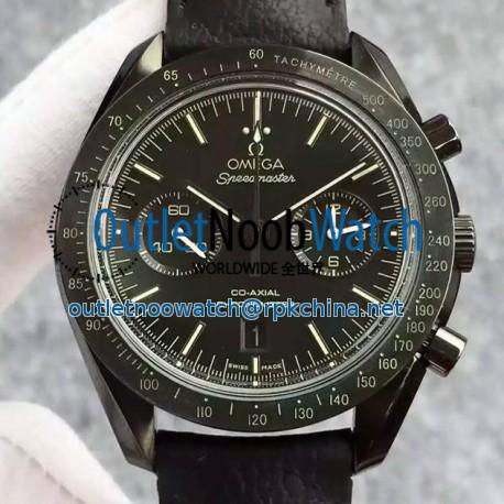 Replica Omega Speedmaster Moonwatch PVD Black Dial Swiss 9300