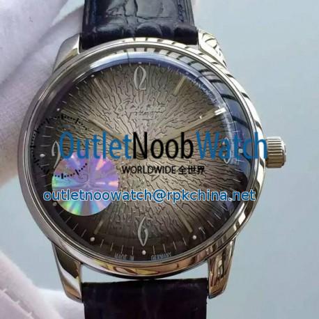 Replica Glashutte Senator Sixties Stainless Steel Gray Dial Swiss Caliber 39-52