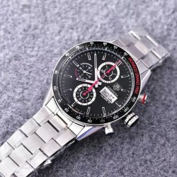 Replica Tag Heuer Carrera Monaco Grand Prix Calibre 16 CV2A1M Stainless Steel Black Dial Swiss Calibre 16