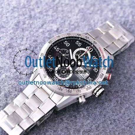 Replica Tag Heuer Carrera Calibre 16 CV2A11 Stainless Steel Black Dial Swiss Calibre 16