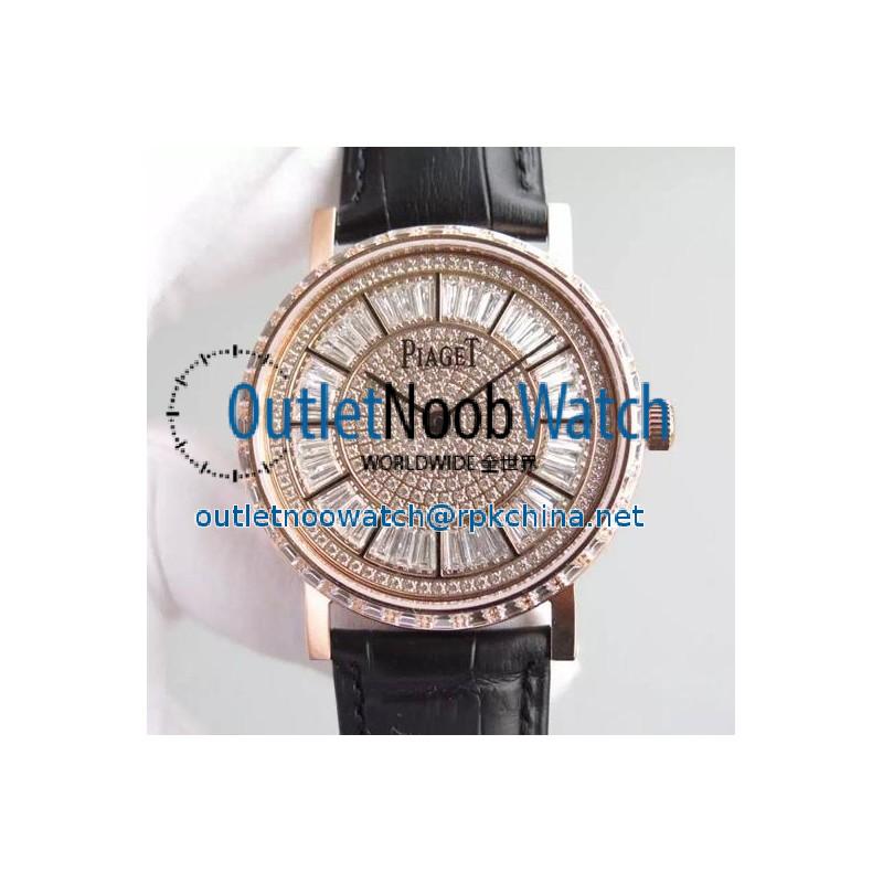 Replica Piaget Altiplano Rose Gold Diamonds Dial Swiss 1208P