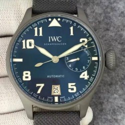 Replica IWC Big Pilot IW5009 YL Stainless Steel Blasted Blue Dial Stainless Steel Blasted Anthracite Dial Swiss 51111