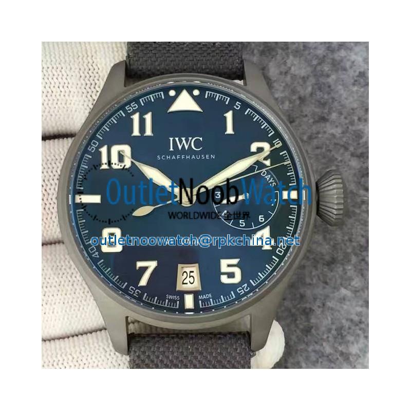 Replica IWC Big Pilot IW5009 YL Stainless Steel Blasted Blue Dial Stainless Steel Blasted Anthracite Dial Swiss 51111