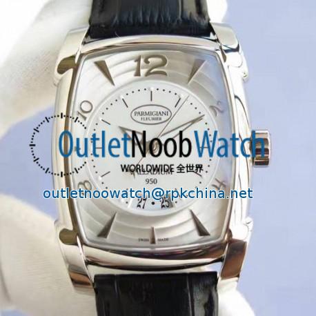 Replica Parmigiani Fleurier Kalpa Grande Palladium PF011128.01 V6 Stainless Steel White Dial Swiss PF331