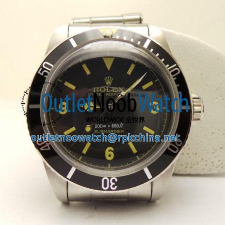 Replica Rolex Submariner 5510 LF Stainless Steel Black Dial Swiss 2836-2