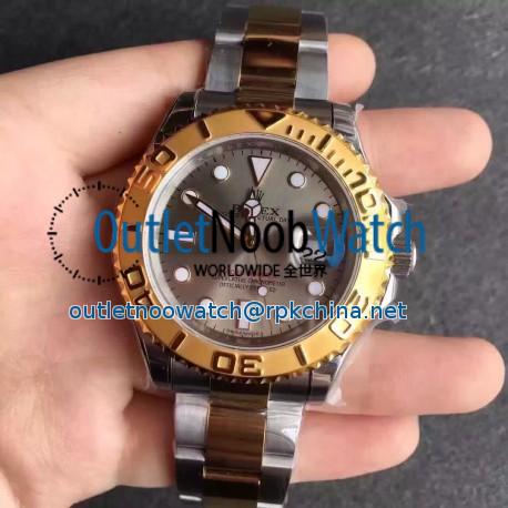 Replica Rolex Yacht-Master 40 116623 JF Stainless Steel & Yellow Gold Anthracite Dial Swiss 2836-2