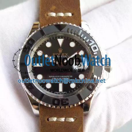 Replica Rolex Yacht-Master 40 116655 BP Stainless Steel Black Dial Swiss 2836-2