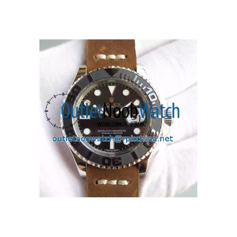 Replica Rolex Yacht-Master 40 116655 BP Stainless Steel Black Dial Swiss 2836-2