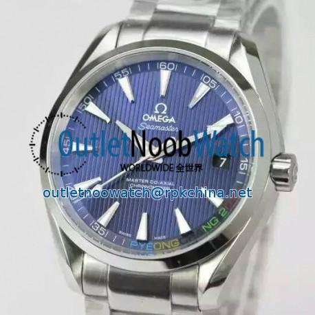 Replica Omega Seamaster Aqua Terra 150M Pyeongchang 2018 Limited Edition 41MM Stainless Steel Blue Dial Swiss 8500