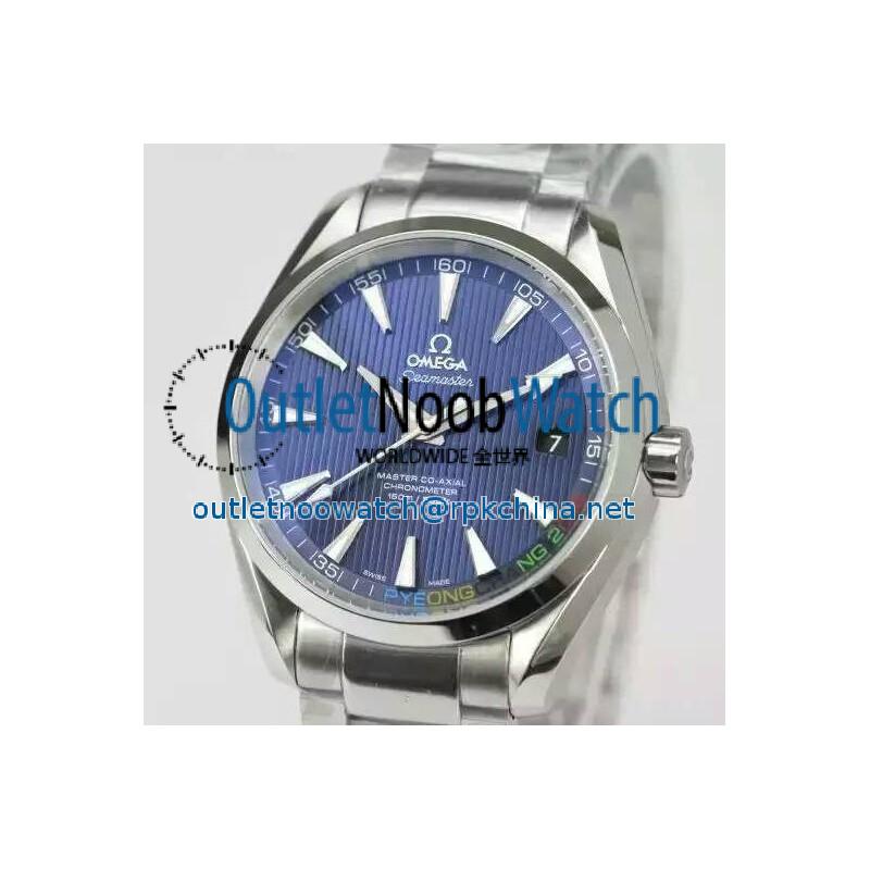 Replica Omega Seamaster Aqua Terra 150M Pyeongchang 2018 Limited Edition 41MM Stainless Steel Blue Dial Swiss 8500