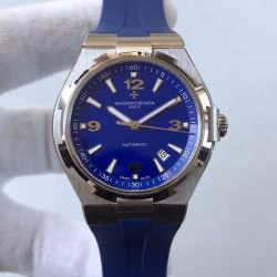 Replica Vacheron Constantin Overseas 47040 Stainless Steel Blue Dial Swiss 2824-2