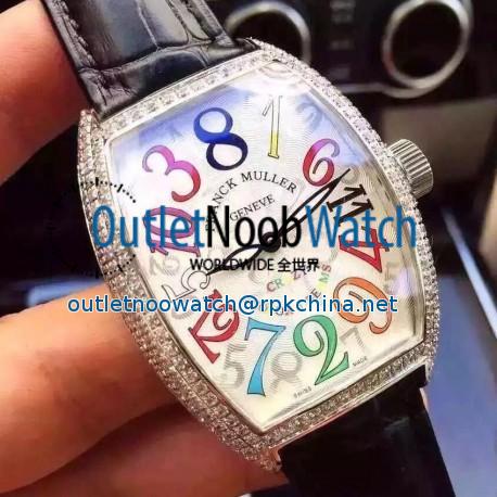 Replica Franck Muller Crazy Color Dreams FM 8880 CH COL DRM Stainless Steel White Dial Swiss 2824-2