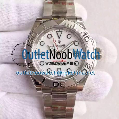 Replica Rolex Yacht-Master 40 116622 JF Stainless Steel White Dial Swiss 2836-2