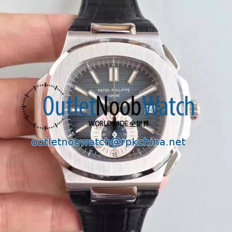 Replica Patek Philippe Nautilus Chronograph 5980 JF Stainless Steel Blue Dial Swiss CH28-520C