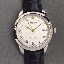 Replica Patek Philippe Calatrava 5296 Stainless Steel White Dial Swiss 324SC