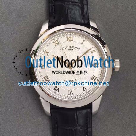 Replica Patek Philippe Calatrava 5296 Stainless Steel White Dial Swiss 324SC