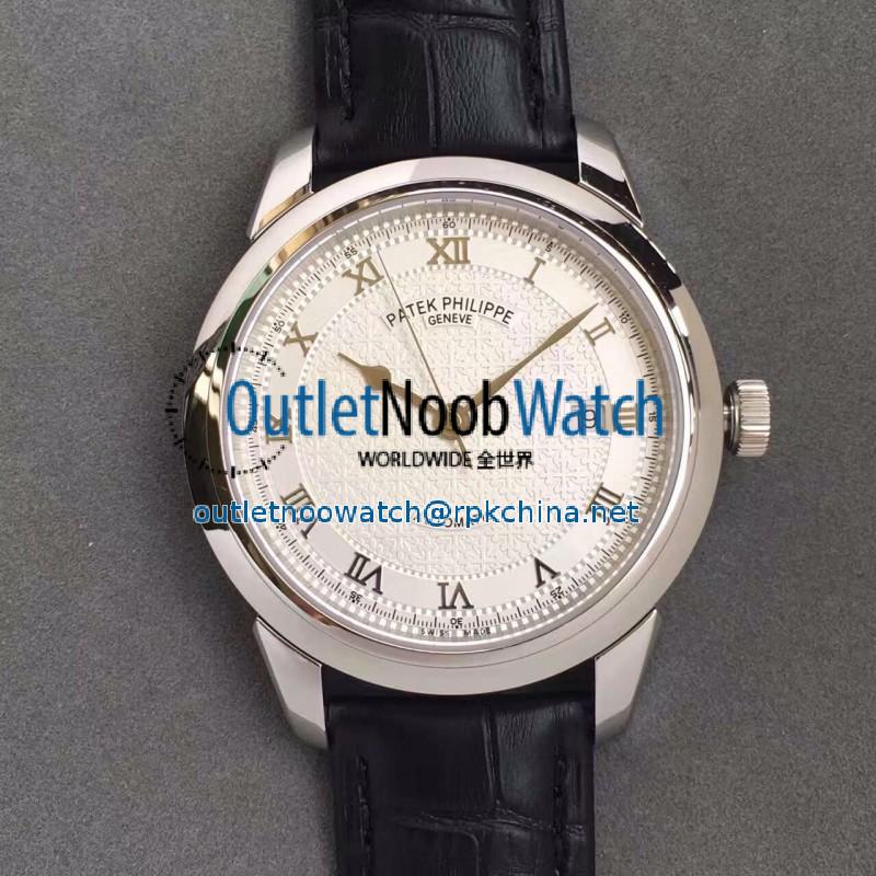 Replica Patek Philippe Calatrava 5296 Stainless Steel White Dial Swiss 324SC