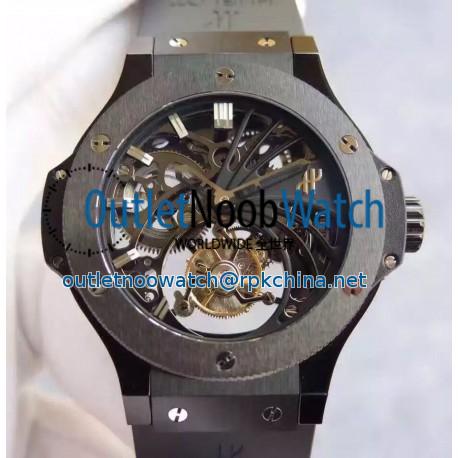 Replica Hublot Big Bang Skeleton Tourbillon Ceramic Skeleton Dial Swiss Tourbillon