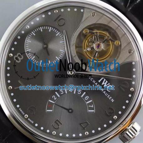 Replica IWC Portuguese Tourbillon Mystery IW504207 Stainless Steel Anthracite Dial Swiss 50900