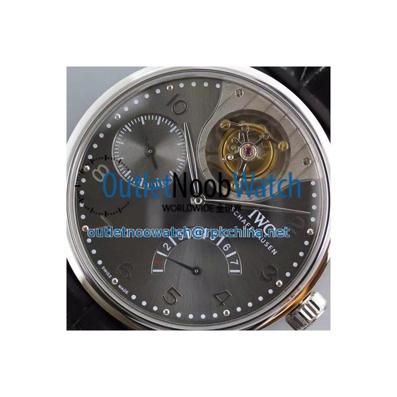 Replica IWC Portuguese Tourbillon Mystery IW504207 Stainless Steel Anthracite Dial Swiss 50900