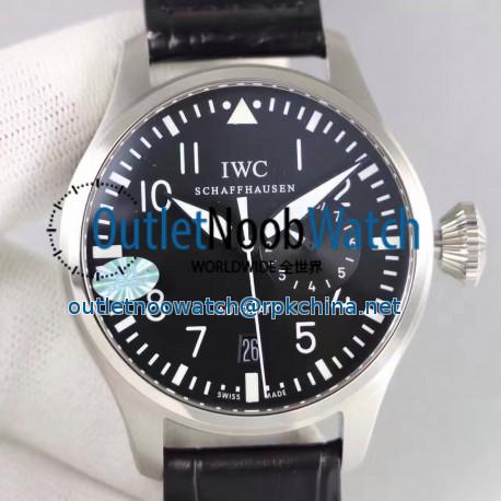 Replica IWC Big Pilot IW500912 2017 ZF Stainless Steel Black & Red Dial Swiss 51111