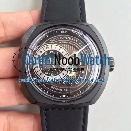 Replica SevenFriday Q-Series Q3/01 PVD Black Dial Miyota 8219