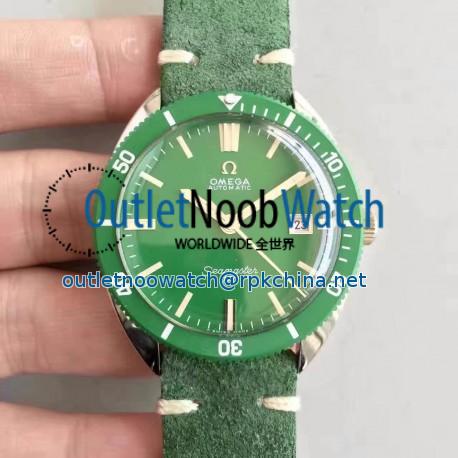 Replica Omega Seamaster 120 Vintage 135.0027 1969 JH Stainless Steel Green Dial Swiss 2824-2