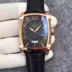 Replica Parmigiani Fleurier Kalpa Grande PFC123-0000102 Rose Gold Black Dial Swiss PF331.01