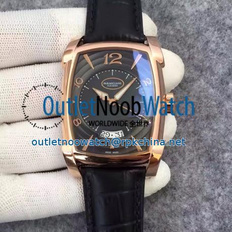 Replica Parmigiani Fleurier Kalpa Grande PFC123-0000102 Rose Gold Black Dial Swiss PF331.01