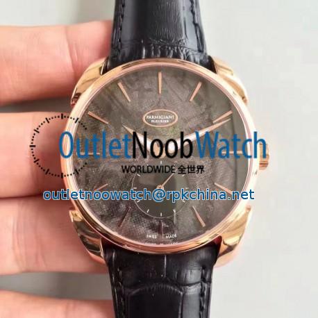 Replica Parmigiani Fleurier Tonda PFC267-1000600-HA3141 Rose Gold Meteorite Black Dial Swiss PF701