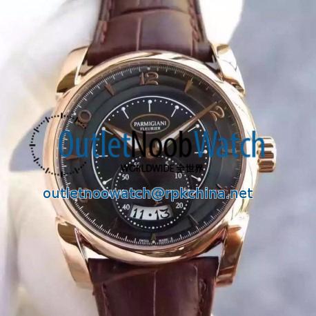 Replica Parmigiani Fleurier Kalpa Tonda PF012506 Rose Gold Black Dial Swiss PF331