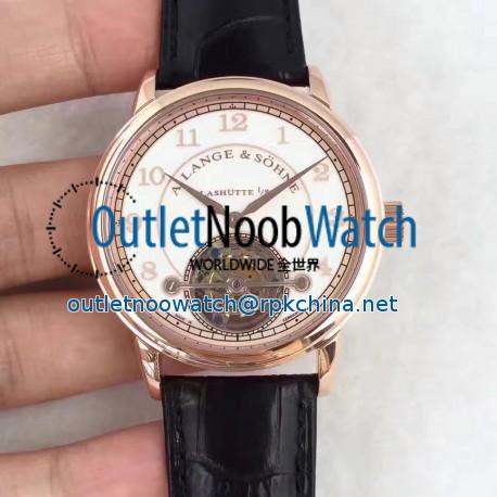 Replica A. Lange & Sohne 1815 Tourbillon 730.032 LH Rose Gold White Dial Swiss L102.1