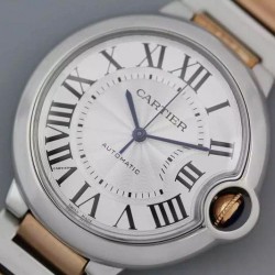 Replica Cartier Ballon Bleu 42MM Rose Gold & Stainless Steel Swiss 2836-2