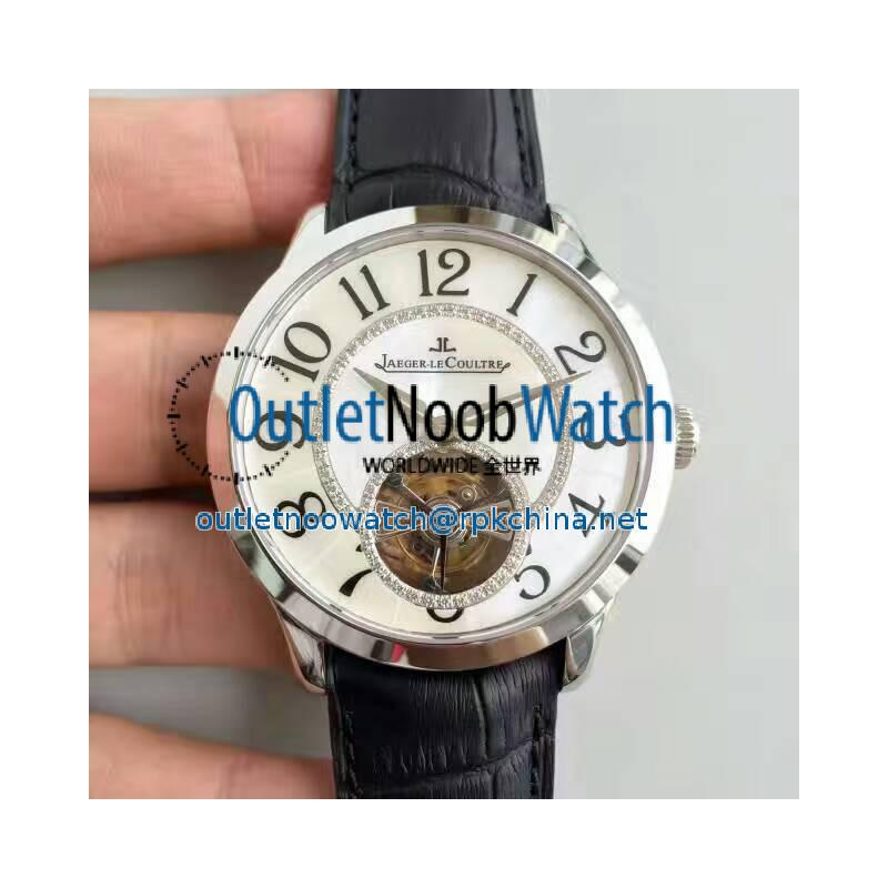 Replica Jaeger-LeCoultre Rendez-Vous Tourbillon 3413403 N Stainless Steel Mother Of Pearl & diamond Dial Swiss Tourbillon