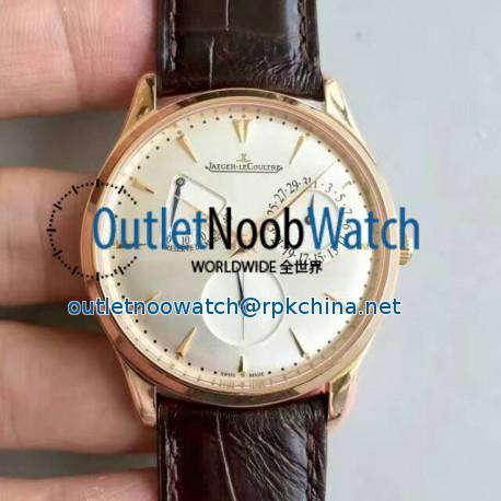 Replica Jaeger-LeCoultre Master Ultra Thin Reserve De Marche 1372520 N Rose Gold Silver Dial Swiss Calibre 938