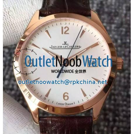 Replica Jaeger-LeCoultre Master Control Date 1542520 Rose Gold White Dial Swiss Calibre 899