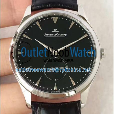 Replica Jaeger-LeCoultre Master Grande Ultra Thin Small Second 1358420 ZF Stainless Steel Black Dial Swiss Calibre 896