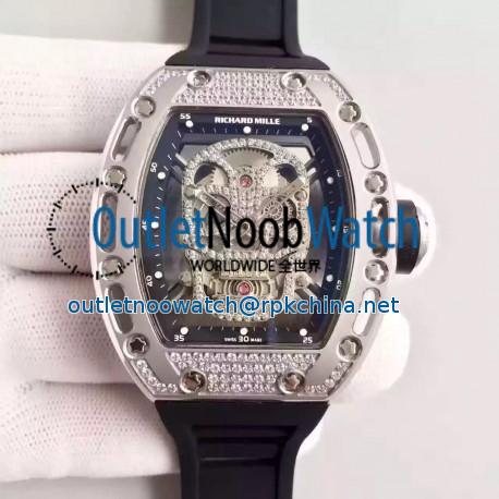 Replica Richard Mille RM052 SF Titanium & Diamond Diamond Skull Dial Swiss M6T51