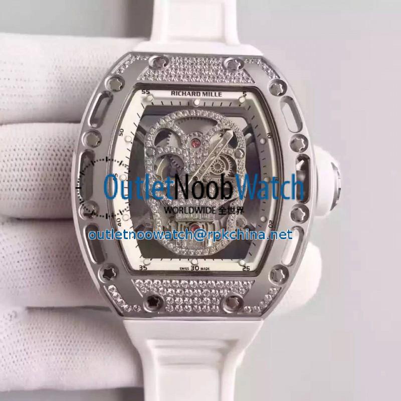 Replica Richard Mille RM052 SF Titanium & Diamond Diamond Skull Dial Swiss M6T51