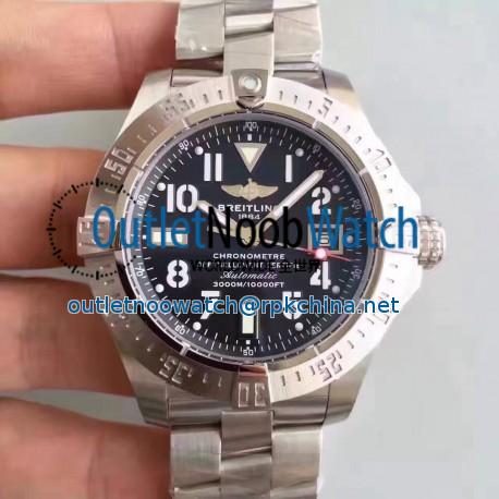 Replica Breitling Avenger II Seawolf A1733110/BC31/169A N Stainless Steel Black Dial Swiss 2836-2