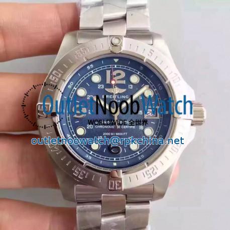 Replica Breitling Superocean Steelfish A1739010-B772-134A N Stainless Steel Blue Dial Swiss 2836-2