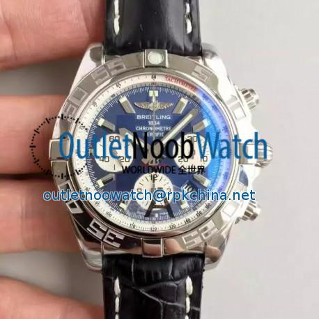 Replica Breitling Chronomat 44 AB011012/C788/435X/A20BA.1 N Stainless Steel Blue Dial Swiss 7750