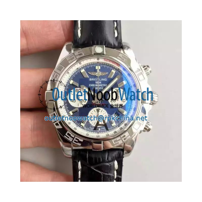 Replica Breitling Chronomat 44 AB011012/C788/435X/A20BA.1 N Stainless Steel Blue Dial Swiss 7750