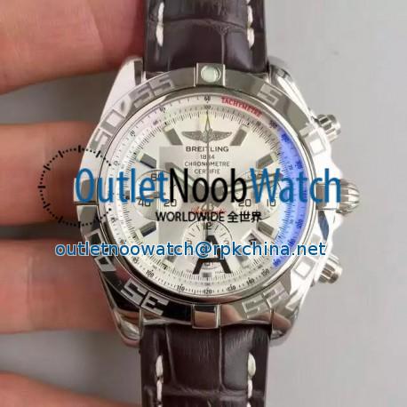 Replica Breitling Chronomat 44 AB011012/G684/739P/A20BA.1 N Stainless Steel White Dial Swiss 7750