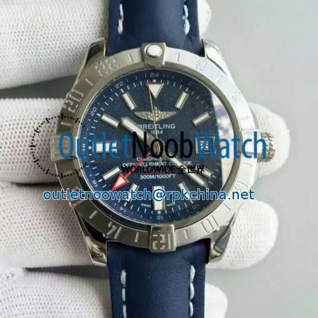 Replica Breitling Avenger II GMT A3239011/C872/105X/A20BA.1 N Stainless Steel Blue Dial Swiss 2836-2