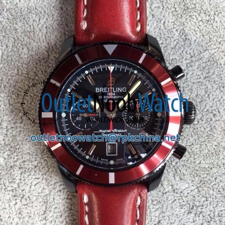 Replica Breitling Superocean Heritage Chronograph M23370D4/BB81 N PVD Black Dial Swiss 7750