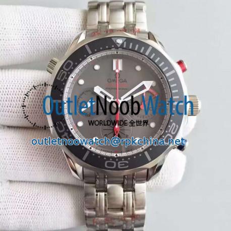 Replica Omega Seamaster Diver 300M Chronograph 212.92.44.50.99.001 N Stainless Steel Grey Dial Swiss 7753