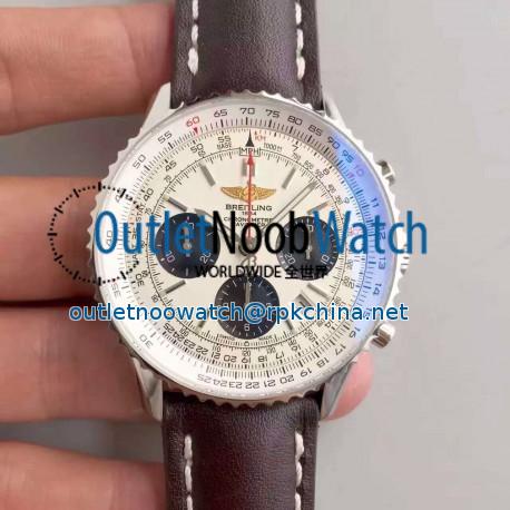 Replica Breitling Navitimer 01 AB012012/BB01/437X/A20BA.1 JF Stainless Steel White Dial Swiss 7750